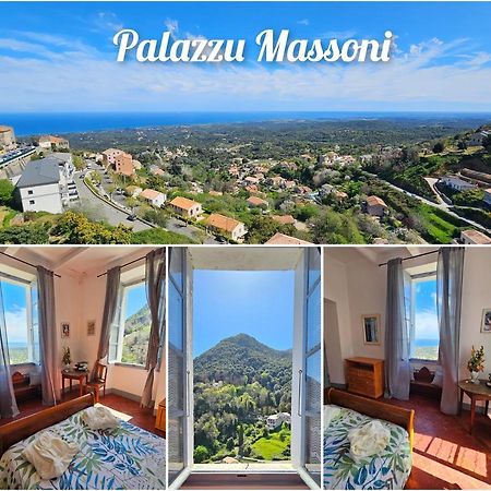 Palazzu Massoni, Magnifique Vue Sur La Mer Et La Montagne, Clim, Wifi, Parking Gratuit Cervione Esterno foto