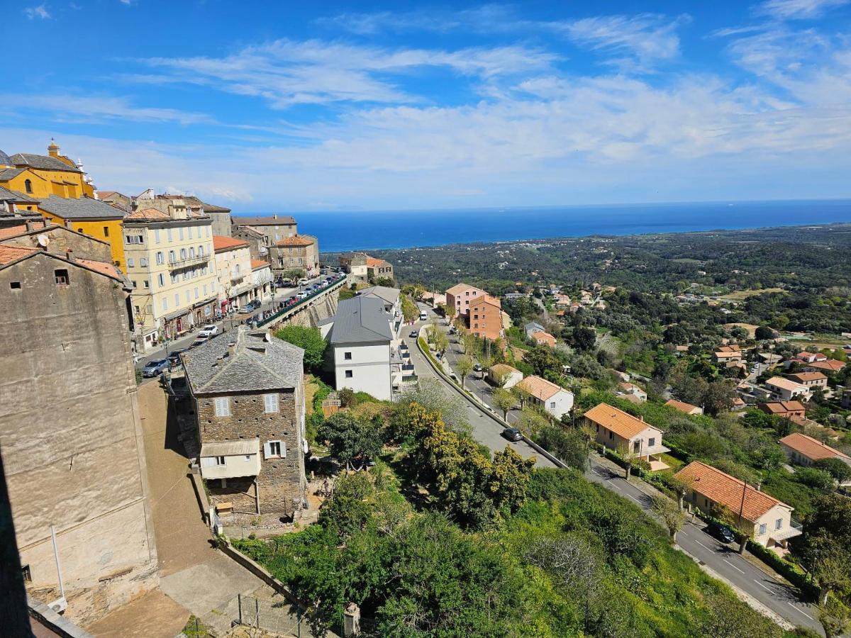 Palazzu Massoni, Magnifique Vue Sur La Mer Et La Montagne, Clim, Wifi, Parking Gratuit Cervione Esterno foto