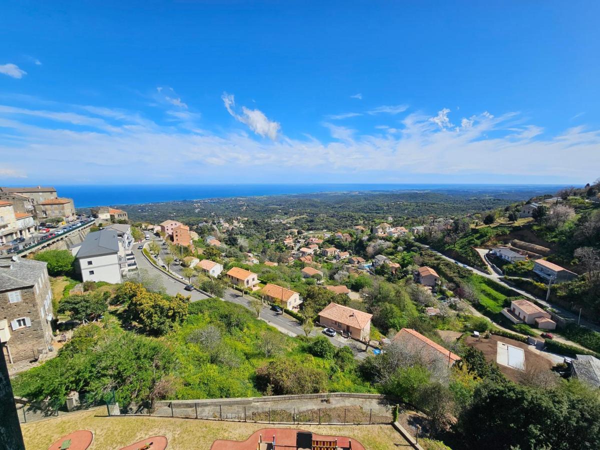 Palazzu Massoni, Magnifique Vue Sur La Mer Et La Montagne, Clim, Wifi, Parking Gratuit Cervione Esterno foto