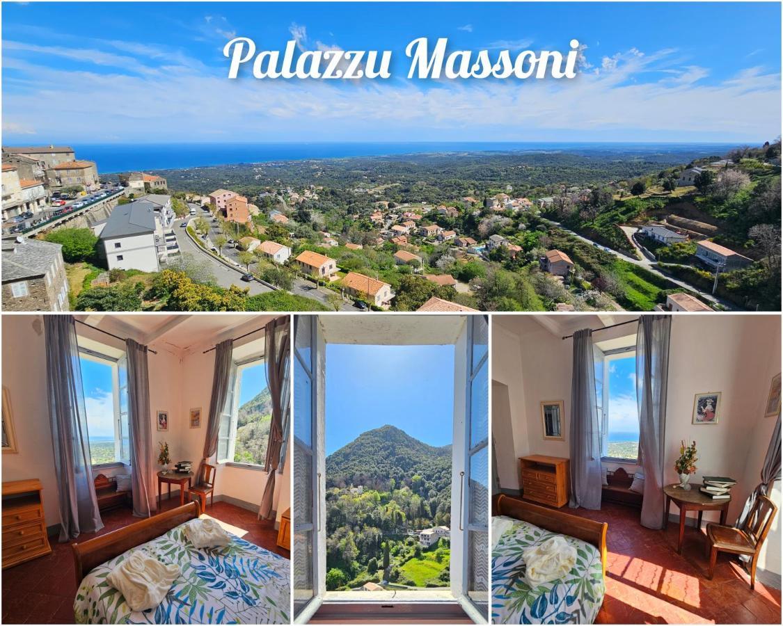 Palazzu Massoni, Magnifique Vue Sur La Mer Et La Montagne, Clim, Wifi, Parking Gratuit Cervione Esterno foto